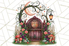 Midnight Halloween Fairy World PNG, Fall Fairies Product Image 5