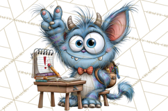 Little Monster Academy Clip Art PNG Product Image 5