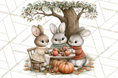 Sweater Weather Woodland Animals PNG Product Image 3