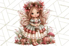 Enchanted Autumn Fairy World PNG, Fall Fairies Product Image 3