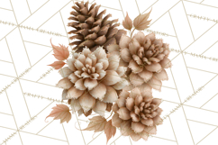 Frayed Fall Ghosts PNG Cozy Autumn Ghost Clipart Product Image 4