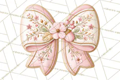 Pink Autumn Cookies Clipart PNG Product Image 4