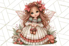 Enchanted Autumn Fairy World PNG, Fall Fairies Product Image 4