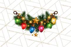 Neon North Pole PNG Christmas Clipart Product Image 5