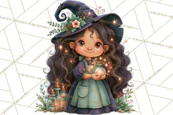 Halloween Village Clipart PNG, Spooky Cottage Town Product Image 5