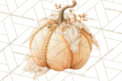 Frayed Fall Ghosts PNG Cozy Autumn Ghost Clipart Product Image 5