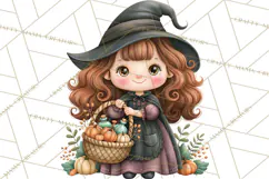 Halloween Village Clipart PNG, Spooky Cottage Town Product Image 2