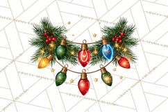Neon North Pole PNG Christmas Clipart Product Image 2
