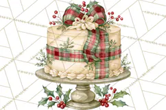 Christmas Dessert Clipart PNG Product Image 2