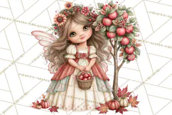 Enchanted Autumn Fairy World PNG, Fall Fairies Product Image 2