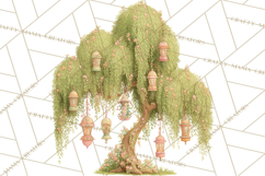 Whimsical Trees Clipart, Woodland Forest PNG, Wooden Png Product Image 2