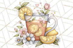 Citrus Kitchen Cottagecore PNG, Rustic Citrus Clipart, Lemon Product Image 3