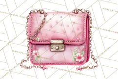 Parisian Coquette Accessories PNG, Girly Clipart, Pastel Product Image 5