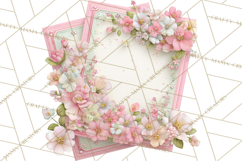 Pink Romantic Letter Clipart, Love Notes Clip Art PNG Product Image 5