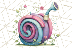 Spring Garden Clipart, Garden Tools Clip Art PNG, Watercolor Product Image 2