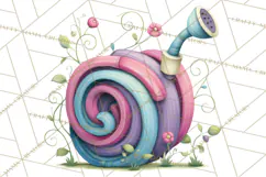 Spring Garden Clipart, Garden Tools Clip Art PNG, Watercolor Product Image 2