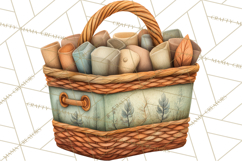 Spring Garden Clipart, Garden Tools Clip Art PNG, Watercolor Product Image 3