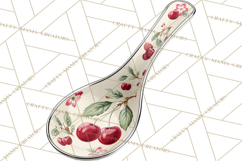 Farmhouse Cherry Kitchen Clipart, Rustic Cherry Kitchen Png Product Image 4