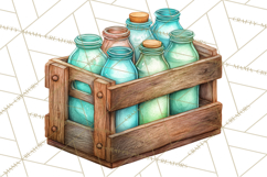 Spring Garden Clipart, Garden Tools Clip Art PNG, Watercolor Product Image 4