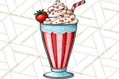 4th of July Retro Diner Clipart, Patriotic Americana Diner Product Image 5