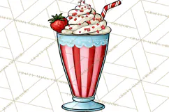4th of July Retro Diner Clipart, Patriotic Americana Diner Product Image 5