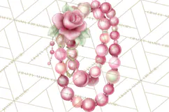 Parisian Coquette Accessories PNG, Girly Clipart, Pastel Product Image 2
