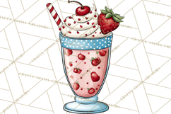 4th of July Retro Diner Clipart, Patriotic Americana Diner Product Image 2