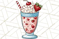 4th of July Retro Diner Clipart, Patriotic Americana Diner Product Image 2