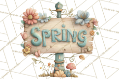 Spring Garden Clipart, Garden Tools Clip Art PNG, Watercolor Product Image 2