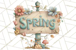 Spring Garden Clipart, Garden Tools Clip Art PNG, Watercolor Product Image 2
