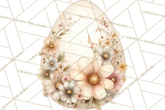 Vintage Easter Props Clipart PNG, Easter Eggs Printable Product Image 2