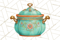 Southwestern Kitchen Clipart, Desert Kitchen Appliances PNG Product Image 4