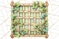 Spring Garden Clipart, Garden Tools Clip Art PNG, Watercolor Product Image 5