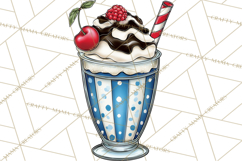 4th of July Retro Diner Clipart, Patriotic Americana Diner Product Image 5