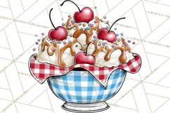 4th of July Retro Diner Clipart, Patriotic Americana Diner Product Image 2
