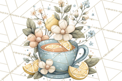 Citrus Kitchen Cottagecore PNG, Rustic Citrus Clipart, Lemon Product Image 4