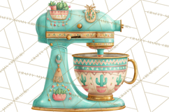 Southwestern Kitchen Clipart, Desert Kitchen Appliances PNG Product Image 3