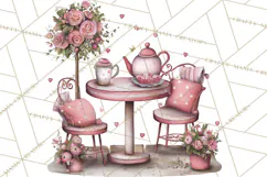 Parisian Coquette Accessories PNG, Girly Clipart, Pastel Product Image 4