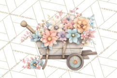 Spring Garden Clipart, Garden Tools Clip Art PNG, Watercolor Product Image 5