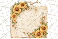 Farmhouse Sunflower Kitchen Clipart, Sunflower Kitchen Png Product Image 2