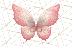 Butterfly Clipart, Dragonfly Clip Art PNG, Pastel Spring Product Image 2