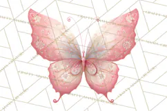 Butterfly Clipart, Dragonfly Clip Art PNG, Pastel Spring Product Image 2
