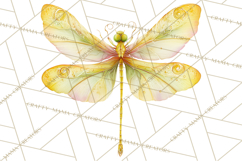 Butterfly Clipart, Dragonfly Clip Art PNG, Pastel Spring Product Image 4
