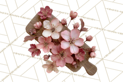 Early Spring Garden Cottagecore PNG, Seedling Terracotta Product Image 5