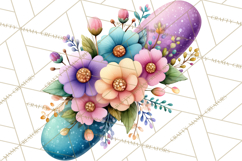 Pretty Stationery Clipart, Pastel Office Supplies Png Product Image 5