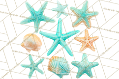 Under the Sea Birthday Party Clipart, Ocean Celebration Png Product Image 2