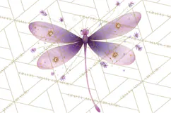 Butterfly Clipart, Dragonfly Clip Art PNG, Pastel Spring Product Image 2