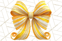 Easter Bow Clipart, Pastel Ribbon Bows, Floral Png Product Image 3