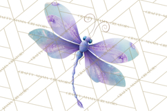 Butterfly Clipart, Dragonfly Clip Art PNG, Pastel Spring Product Image 3