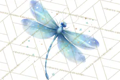 Butterfly Clipart, Dragonfly Clip Art PNG, Pastel Spring Product Image 4